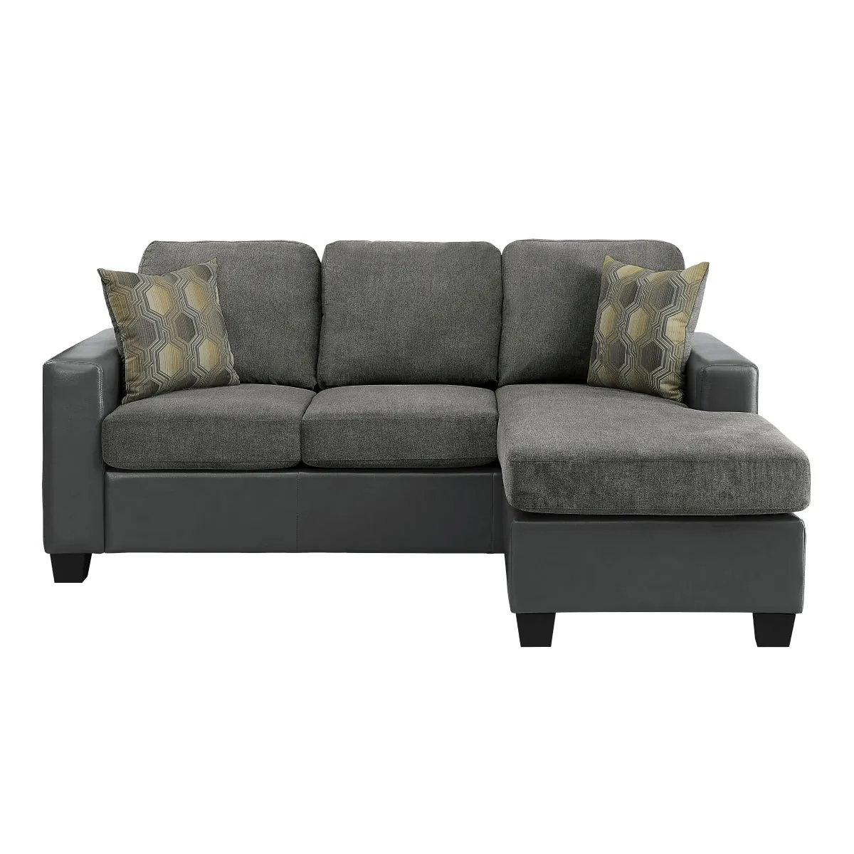 Slater Grey Reversible Sofa Chaise