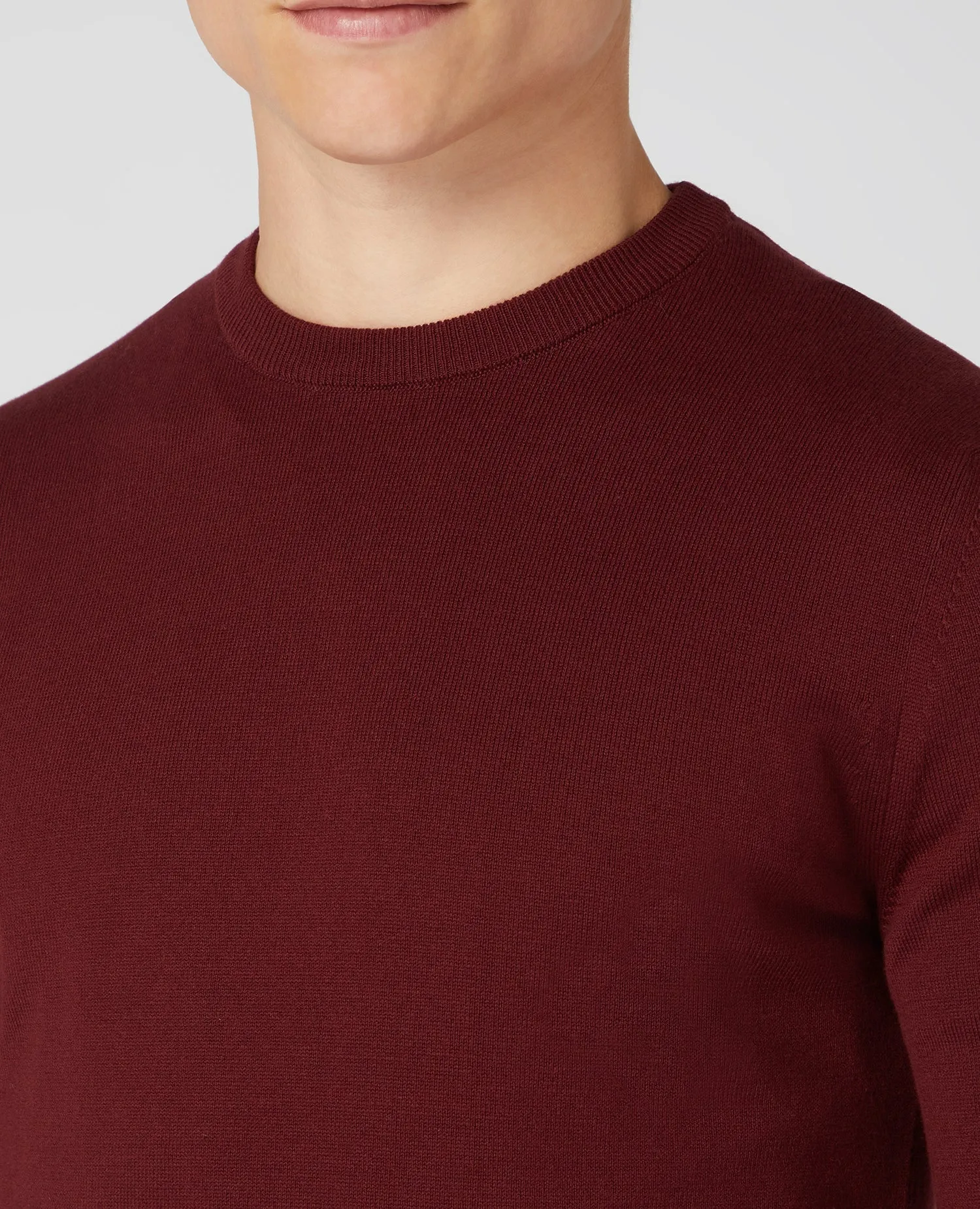 Slim Fit Cotton-Blend Sweater