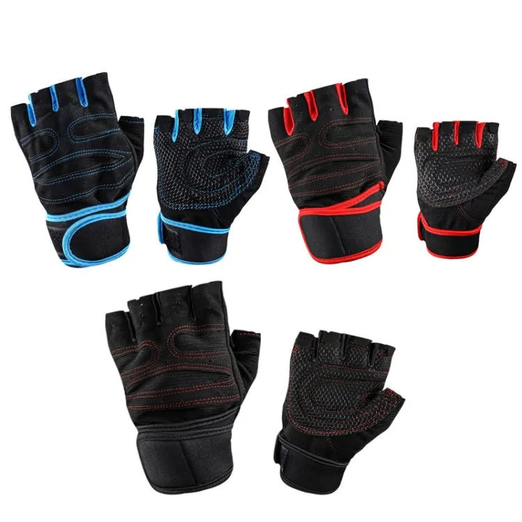 ST-2120 Gym Exercise Equipment Anti-Slip Gloves, Size: S(Red)