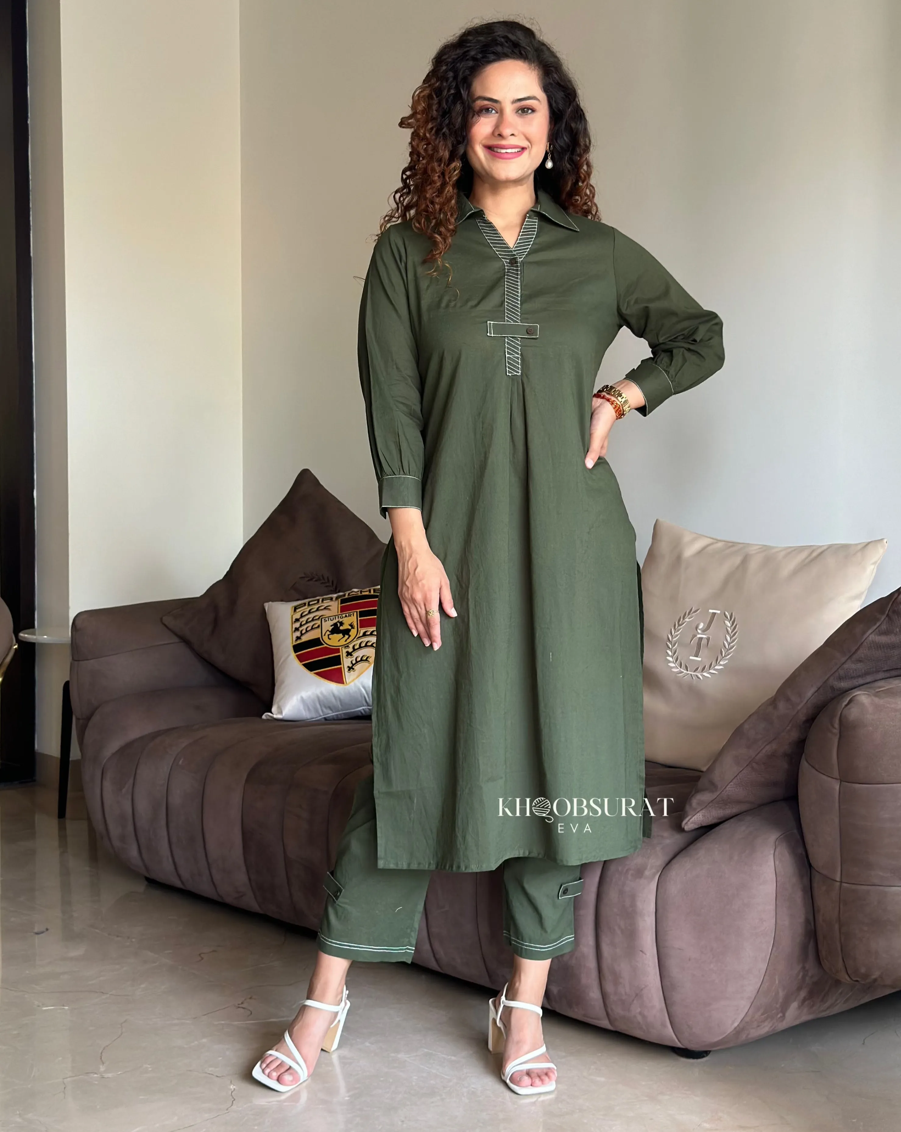 Sunny Seasons Green Kurta Set