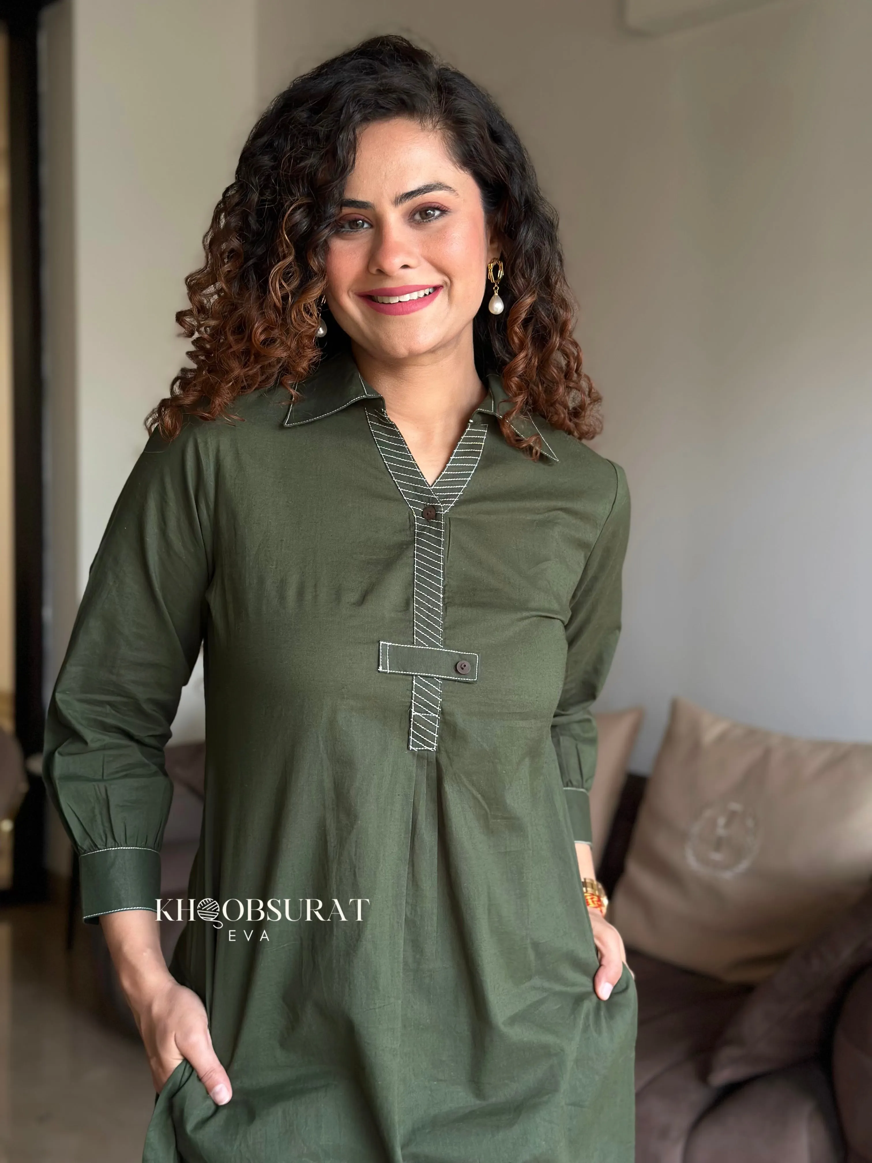 Sunny Seasons Green Kurta Set