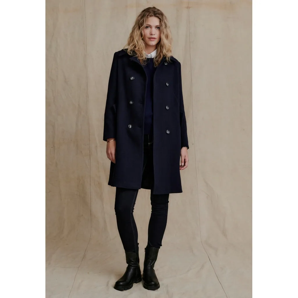 Sylva Coat - Dark Navy