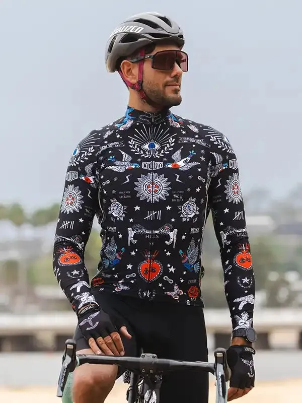 Tattoo Men's Winter Long Sleeve Jersey