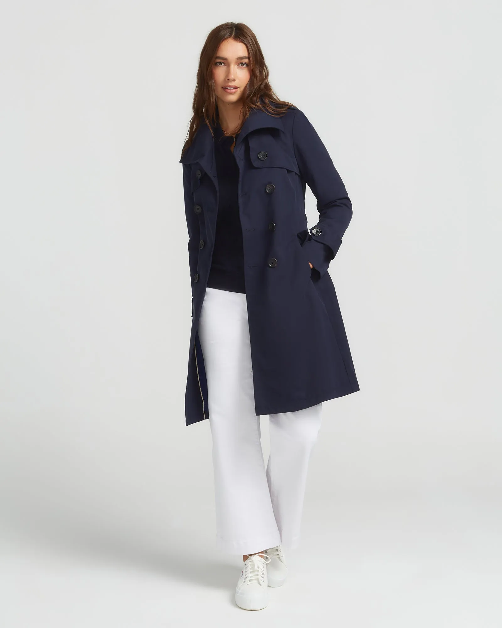 The Classic Trench- NAVY