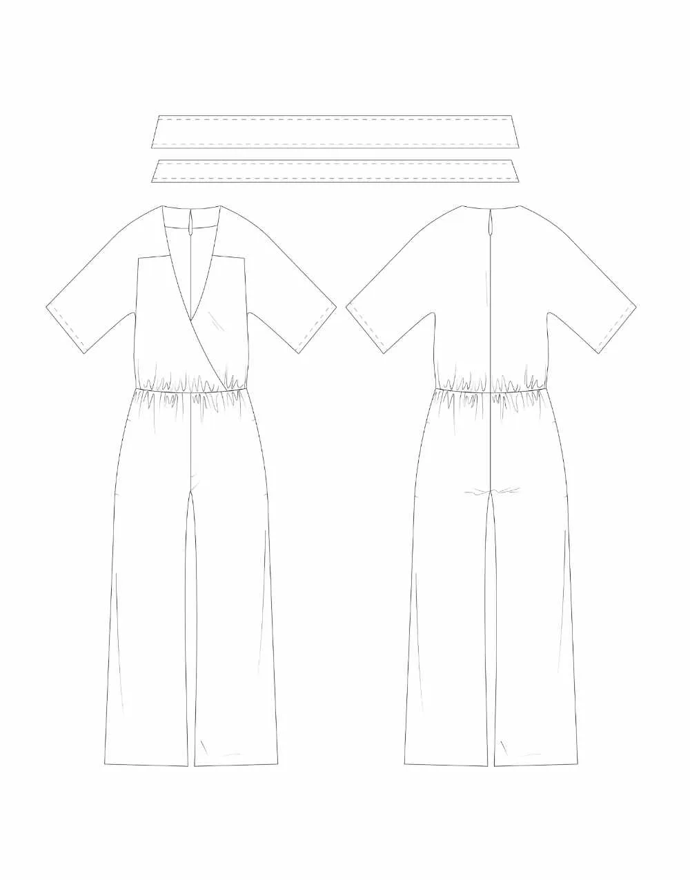 The Jumpset, Jumpsuit & Dress Sewing Pattern, The Avid Seamstress