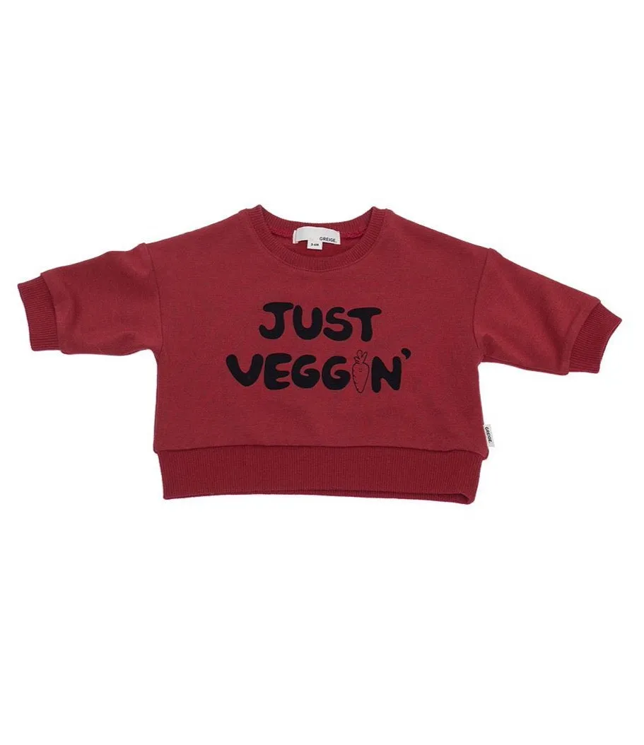 The Just Veggin' Sweatshirt - BABY