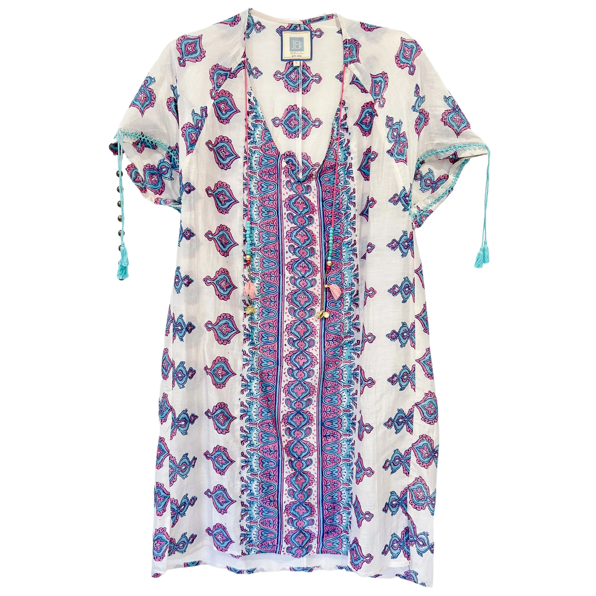 Tunic Kaftan Mini Dress