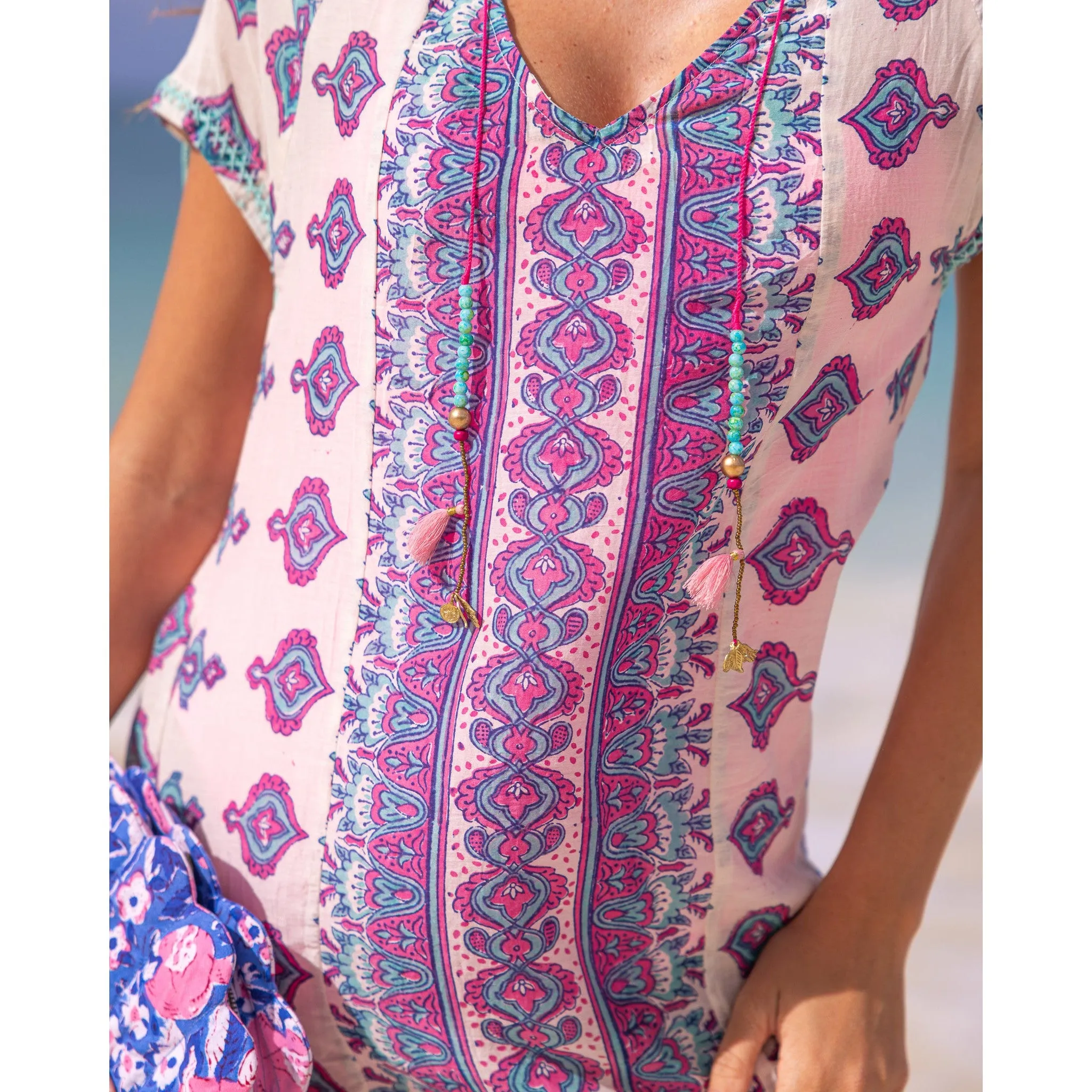 Tunic Kaftan Mini Dress