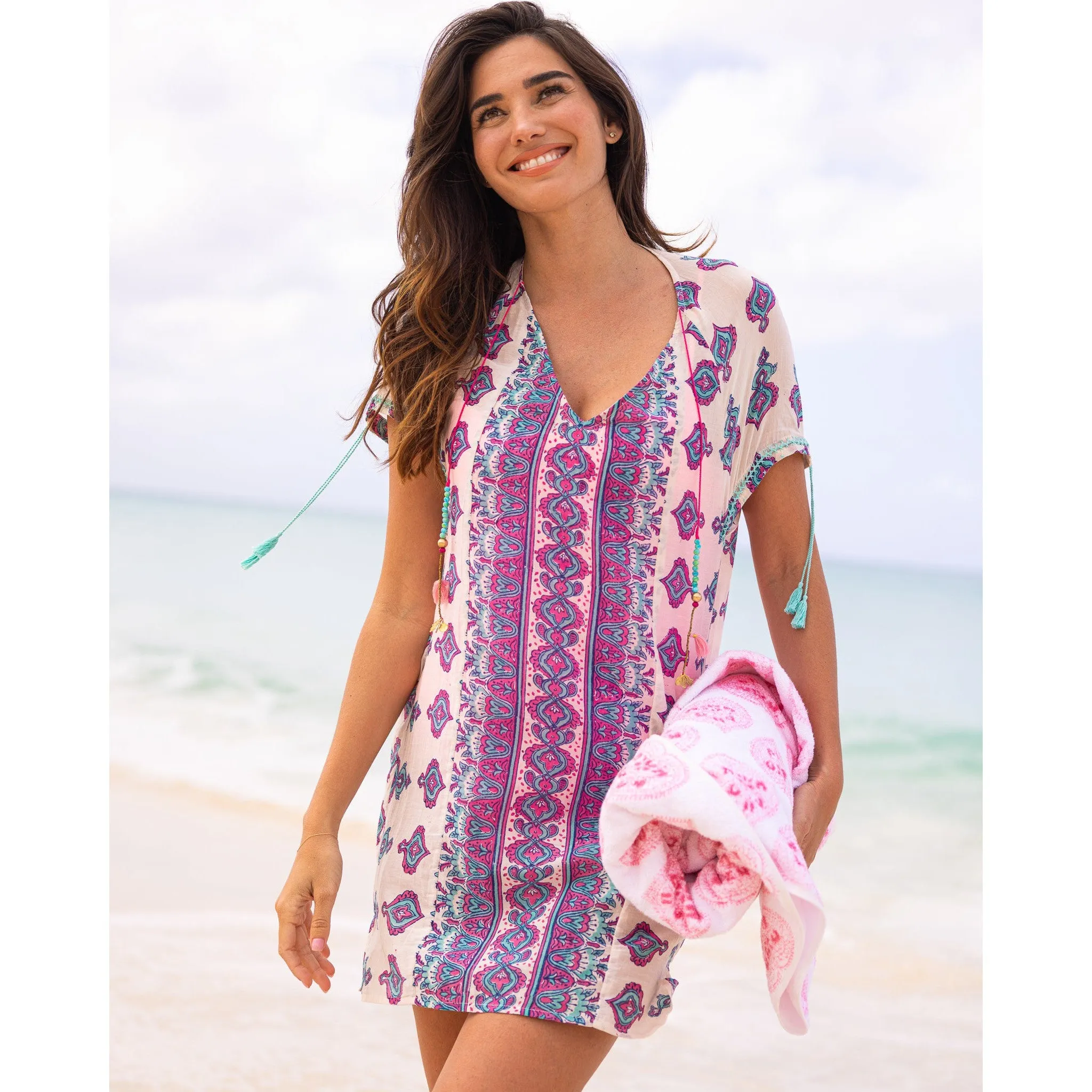 Tunic Kaftan Mini Dress