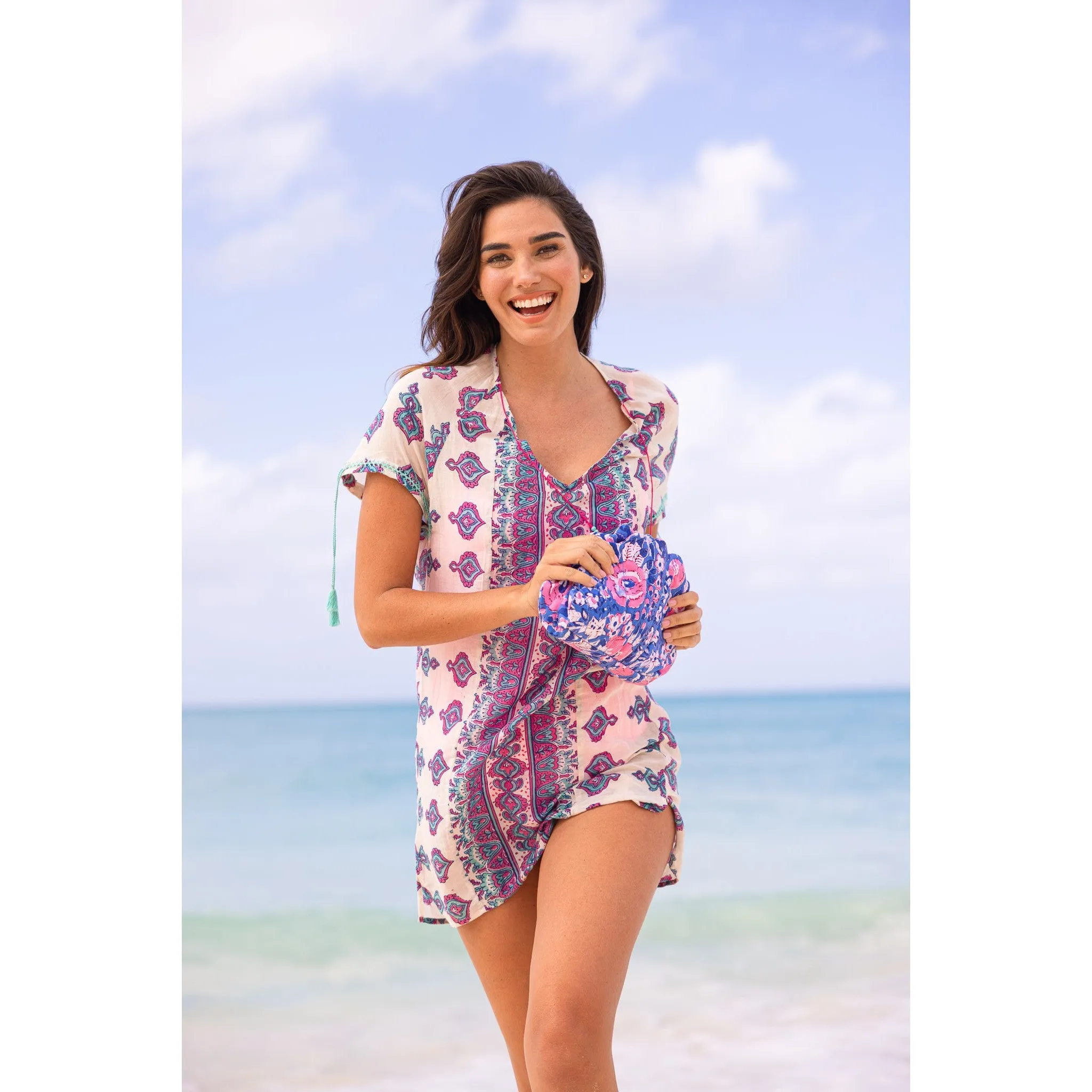 Tunic Kaftan Mini Dress