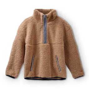 UGG Men's Braid Half Zip Chestnut