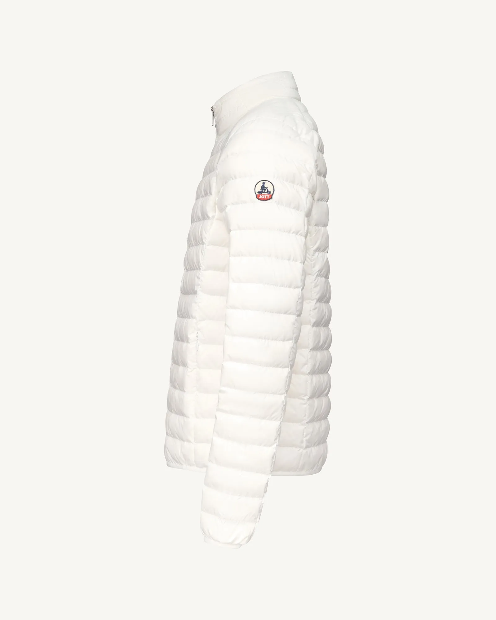 White Mat lightweight puffer jacket