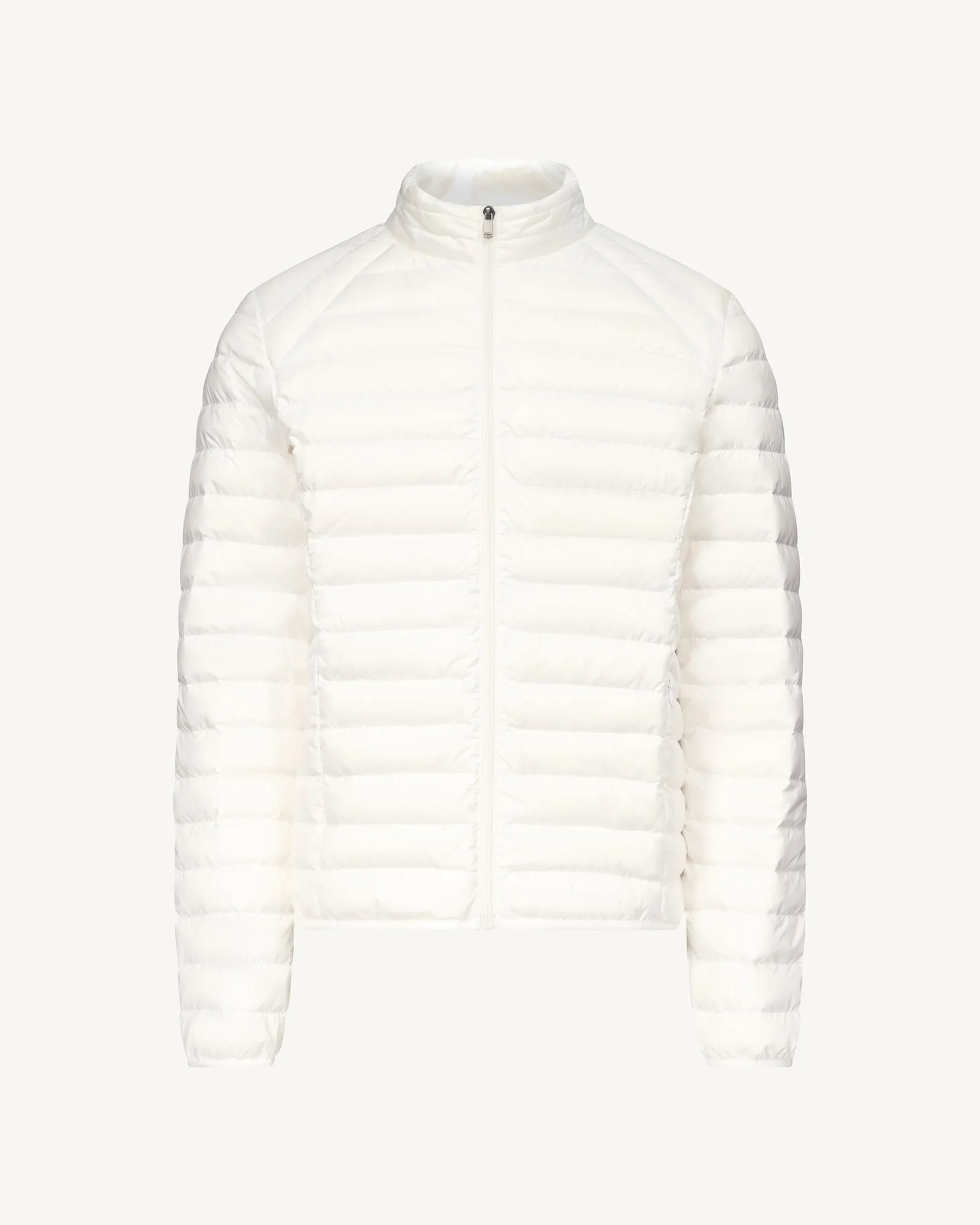 White Mat lightweight puffer jacket