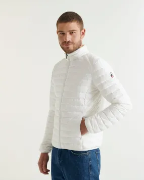 White Mat lightweight puffer jacket