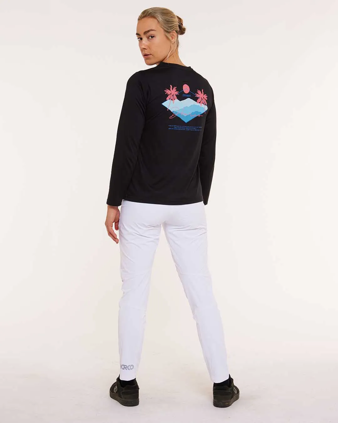 Womens Long Sleeve Tech Tee | Stealth